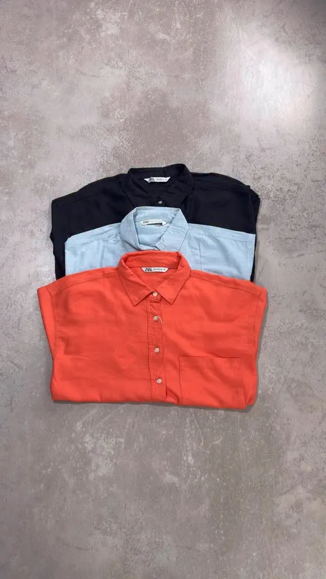 شومیز زنانه خاص ZARA اسپانیایی سایز S تا XL