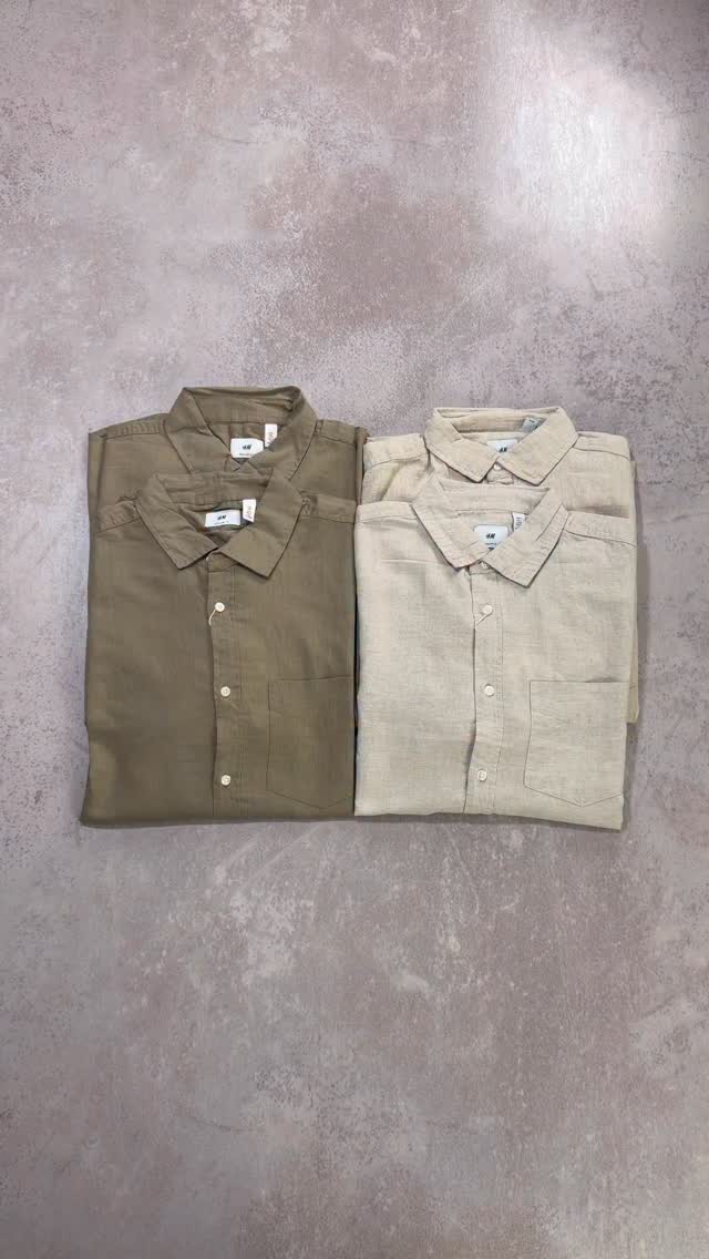 پیراهن کانفی آستین دار مردانه H&M